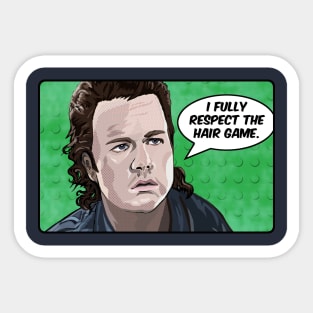 Dr. Eugene Porter:  Master of the mullet Sticker